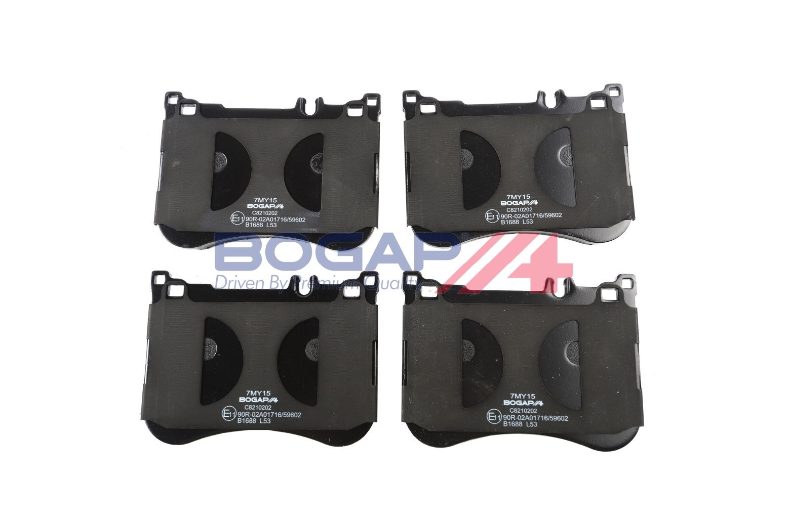 BOGAP C8210202 Brake Pad Set, Disc Brake
