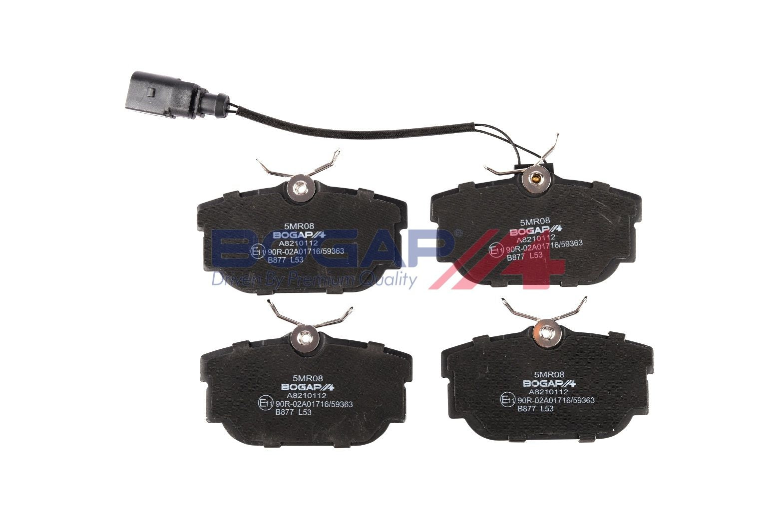 BOGAP A8210112 Brake Pad Set, Disc Brake