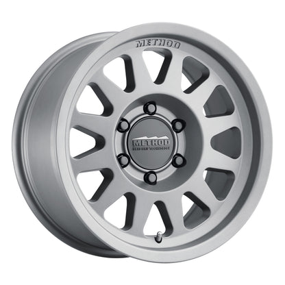 Method Wheels Method MR704 17x8.5 0mm Offset 8x170 130.81mm CB Matte Titanium Wheel