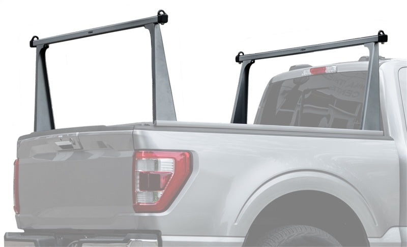 Access ADARAC Al Uprights 26in Vertical Pro Kit (2 Uprights w/1 66in Cross Bar) Silver Truck Rack