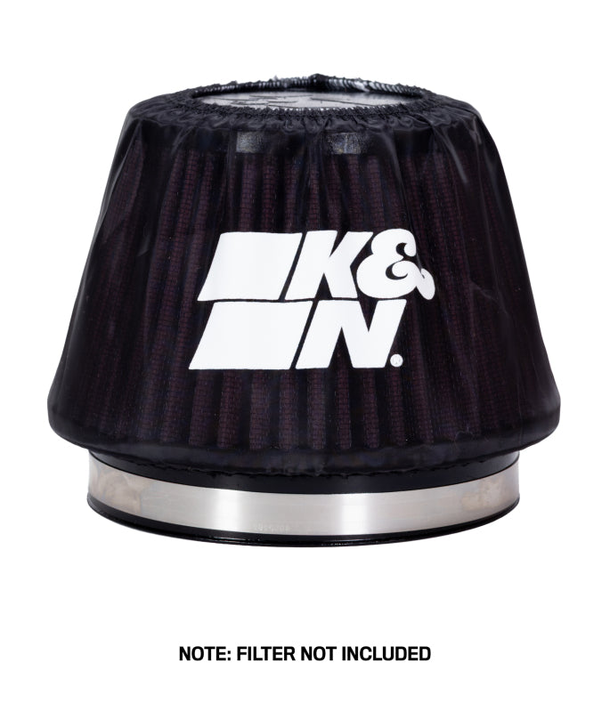 K&N Engineering K&N Black Drycharger 6.25in Base ID / 4.375in Top ID / 4.125in Height Air Filter Wrap