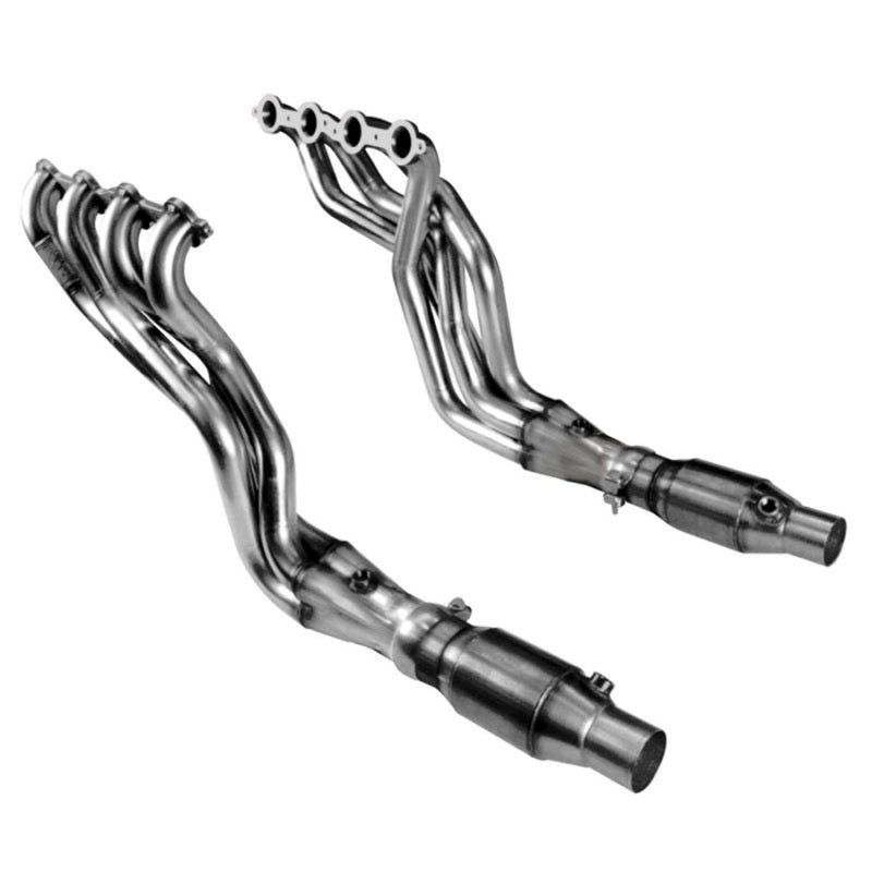 Kooks Headers Kooks 10-14 Chevy Camaro SS LS3/L99/ 6.2L 1 7/8in x 3in SS LT Headers Inc 3in x 2 1/2in Green Catted