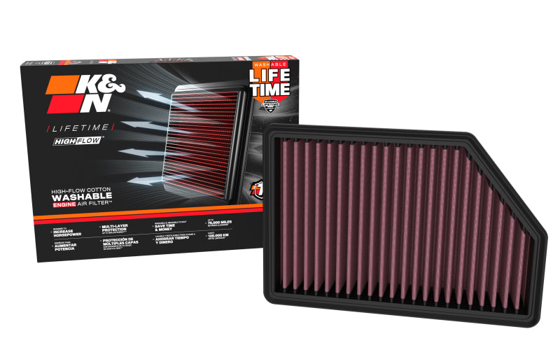 K&N Engineering K&N 2020 Chevrolet Silverado 2500/3500 6.6L Diesel Drop In Replacement Air Filter