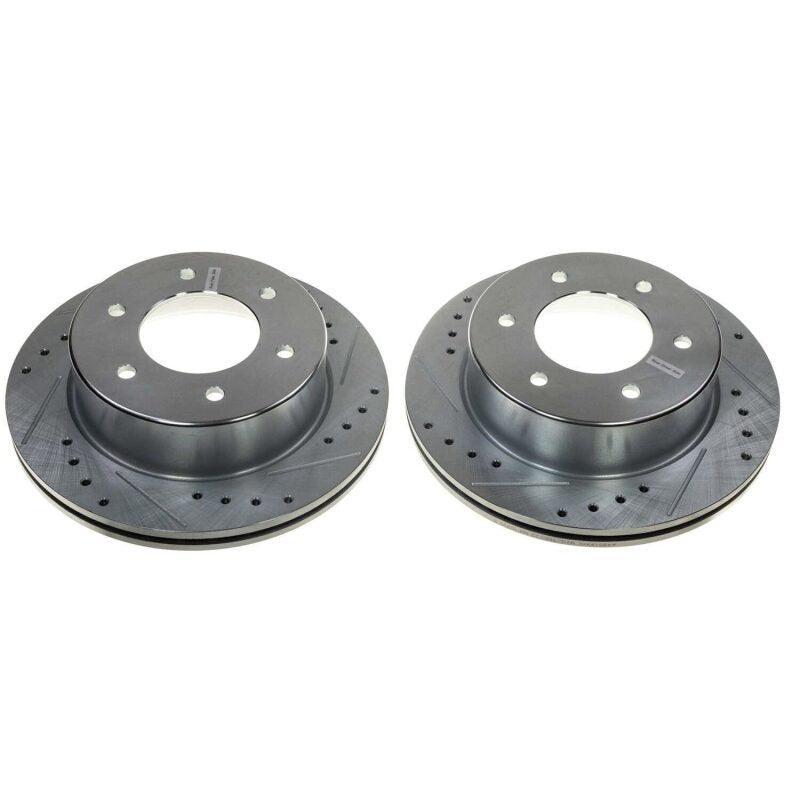 PowerStop Power Stop 21-22 Ford Bronco Rear Evolution Drilled & Slotted Rotor - Pair