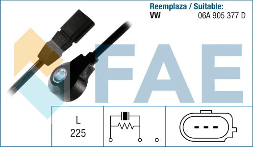 FAE AE60126 Knock Sensor