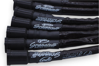 Granatelli Motor Sports Granatelli 10-14 Ford 6.2L Perf Wire Set w/Inserts/Black Hi-Temp Jacket/Black Fire Sleeve