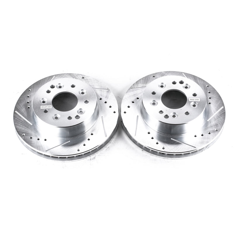 PowerStop Power Stop 63-82 Chevrolet Corvette Rear Evolution Drilled & Slotted Rotors - Pair