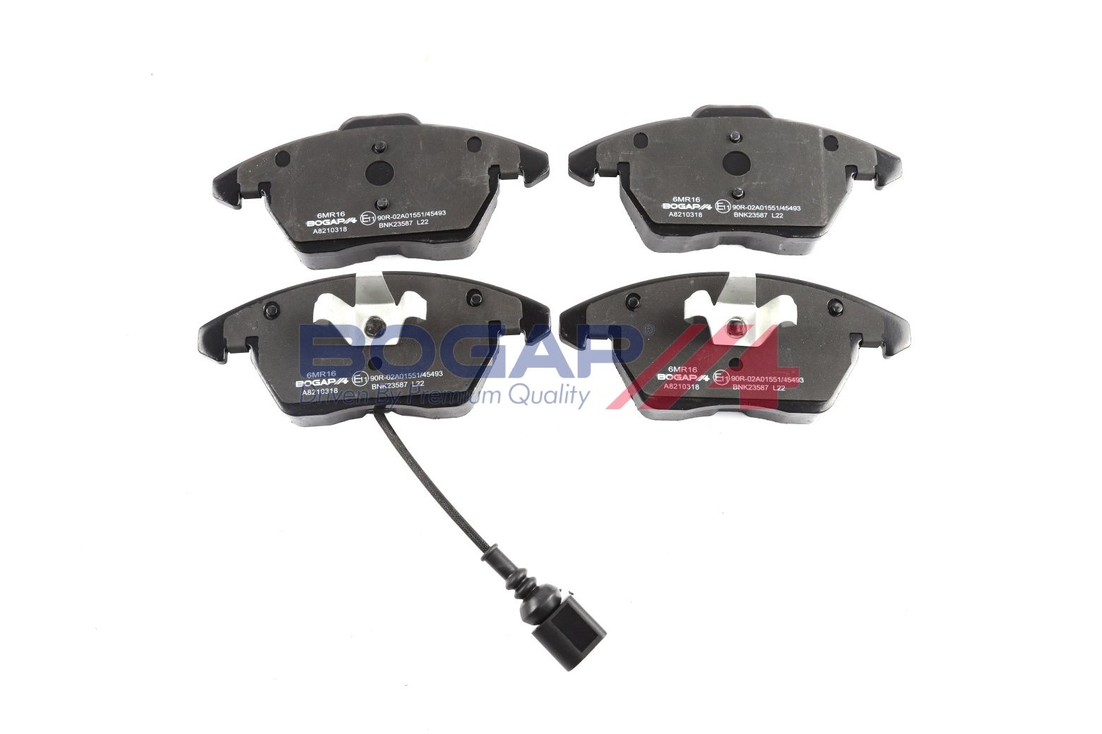 BOGAP A8210318 Brake Pad Set, Disc Brake