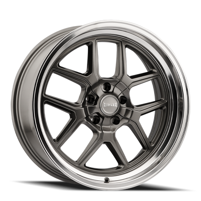 Ridler Wheels Ridler 610 20x10 / 5x114.3 BP / 0mm Offset / 83.82mm Hub Gloss Grey Polished Wheel