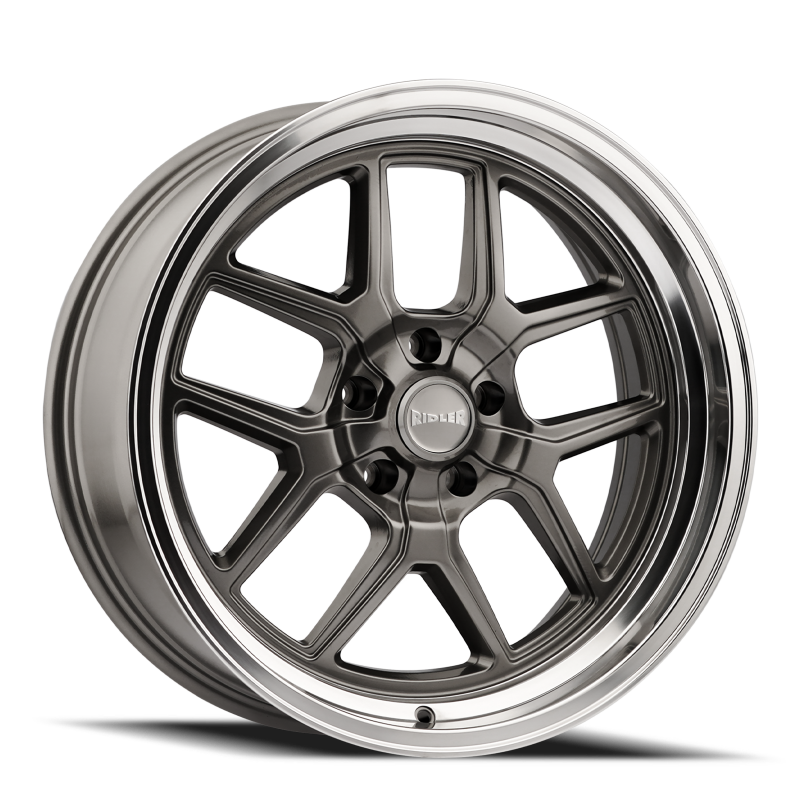 Ridler Wheels Ridler 610 20x10 / 5x127 BP / 0mm Offset / 83.82mm Hub Gloss Grey Polished Wheel