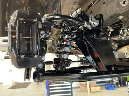 QA1 61-71 Dodge D100 Front Suspension Kit - Single Adj - 600lb/in 3-4in Drop