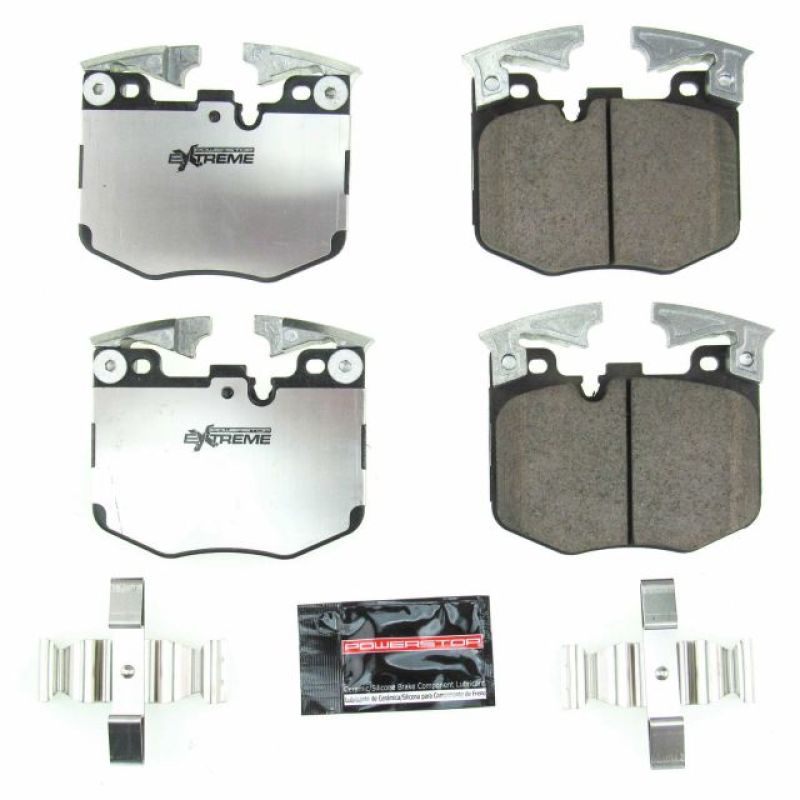 PowerStop Power Stop 2019 BMW 330i Front Z26 Extreme Street Brake Pads w/Hardware