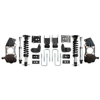 QA1 21-25 Ford F150 2WD Dual Adjustable Lowering Kit w/ Spindles - 3.5-5.5in