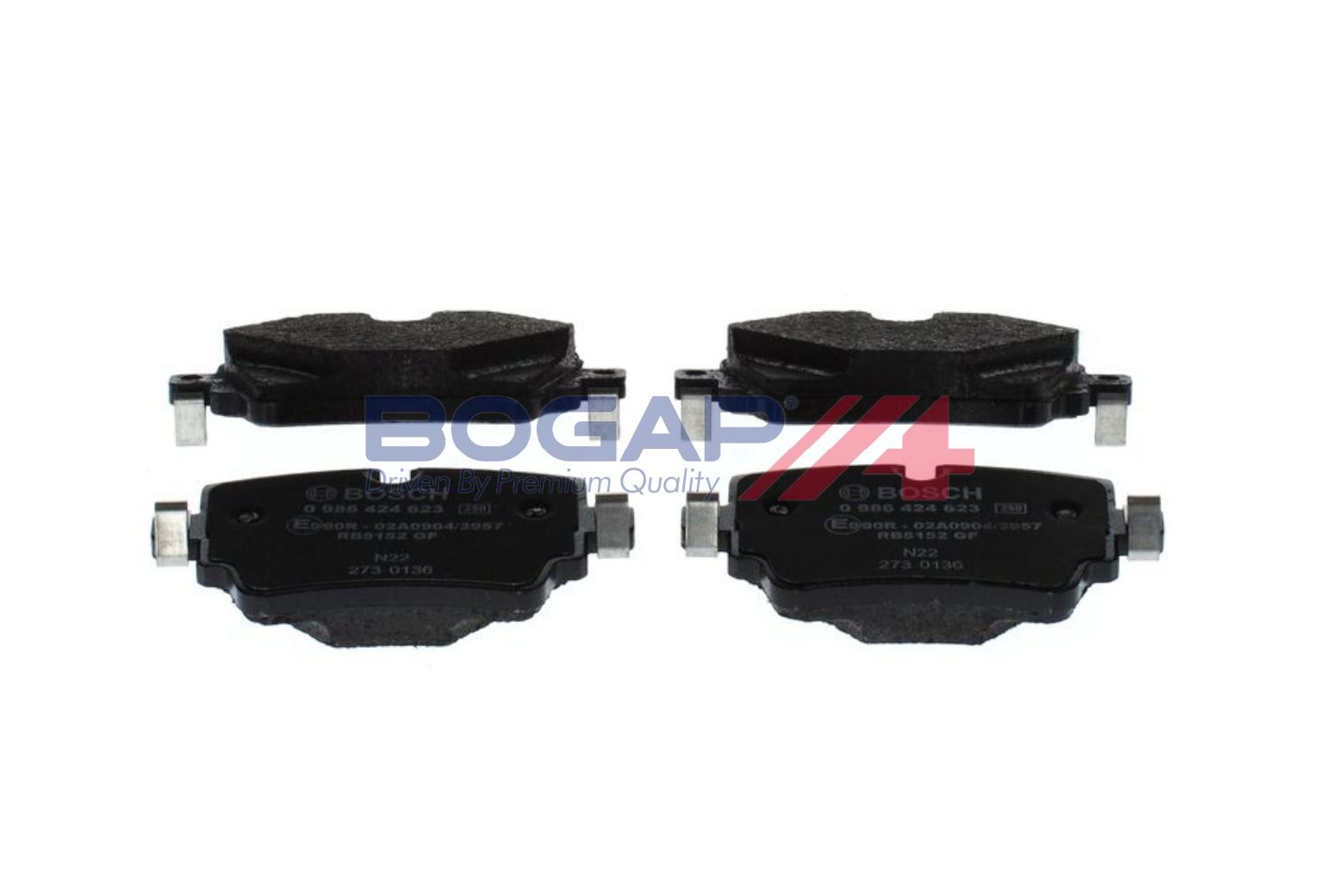BOGAP J8210105 Brake Pad Set, Disc Brake