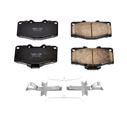 PowerStop Power Stop 88-91 Toyota 4Runner Front Z17 Evolution Ceramic Brake Pads w/Hardware