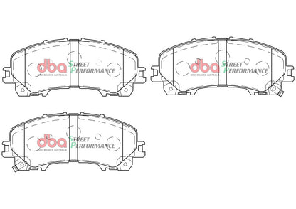 DBA 14-19 Infiniti Q50 (Base & Premium Incl Hybrid) SP Performance Front Brake Pads