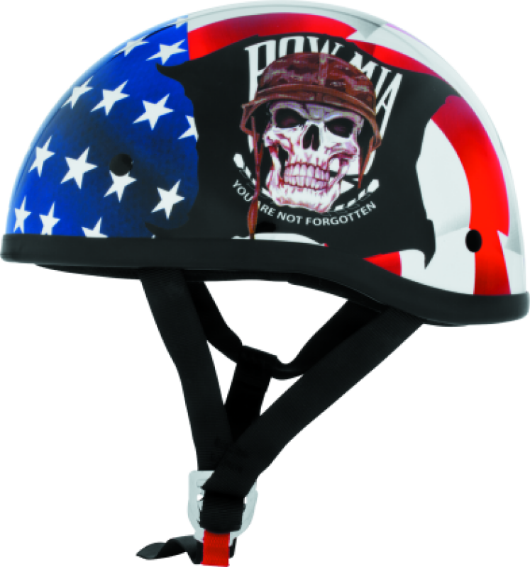 Bikers Choice Skid Lids POW MIA Original Helmet - 2XL