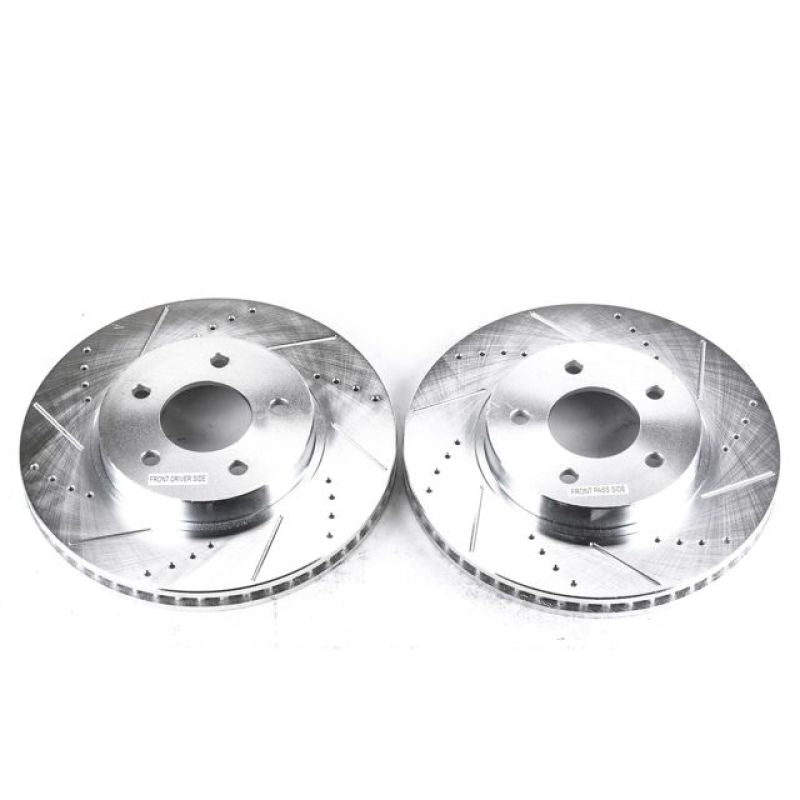 PowerStop Power Stop 05-06 Chevrolet Equinox Front Evolution Drilled & Slotted Rotors - Pair