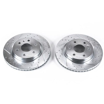 PowerStop Power Stop 08-17 Buick Enclave Front Evolution Drilled & Slotted Rotors - Pair