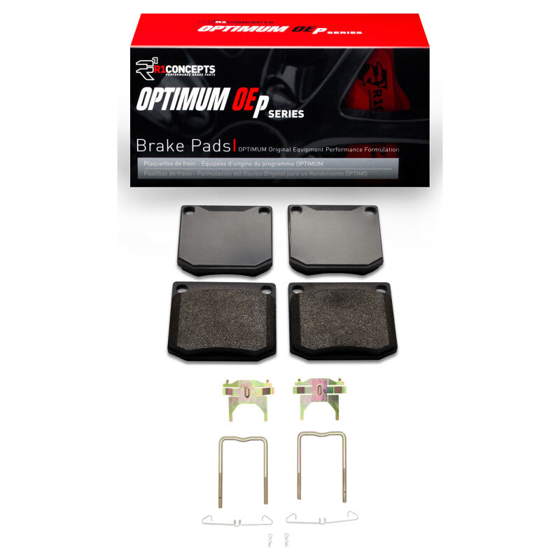 R1 Concepts R1 85-86 Saab 900 Front Optimum OE Pads & Hardware Kit