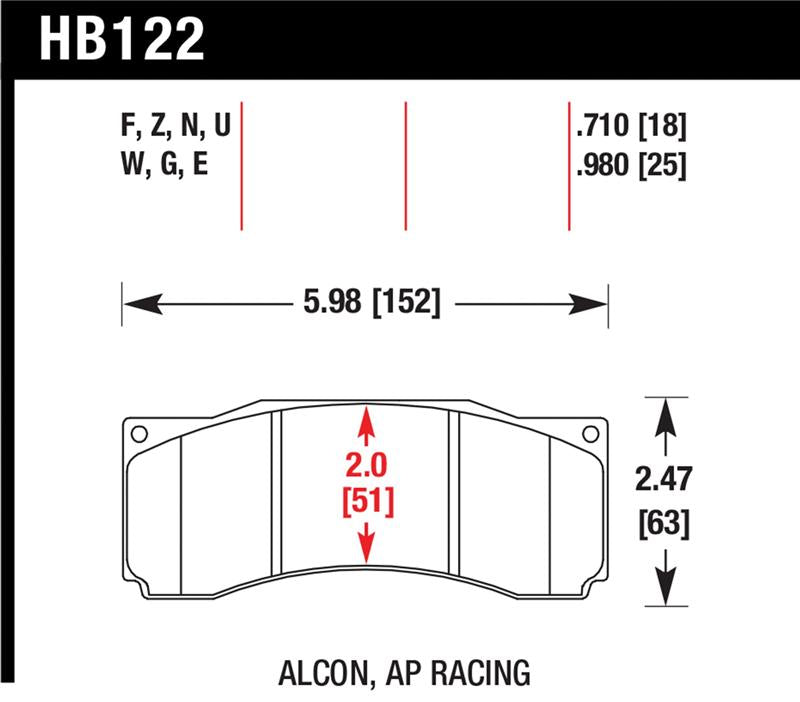 Hawk Performance Hawk Stoptech ST-60 Caliper DTC-70 Race Brake Pads
