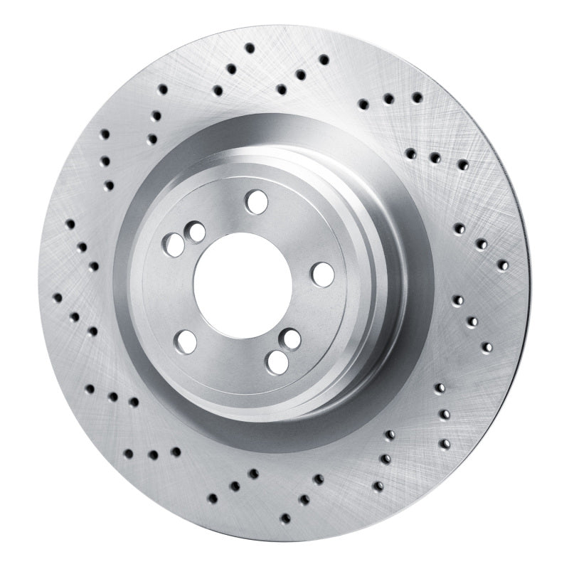 DFC 15-19 BMW X6 Left Rear Drilled Brake Rotor