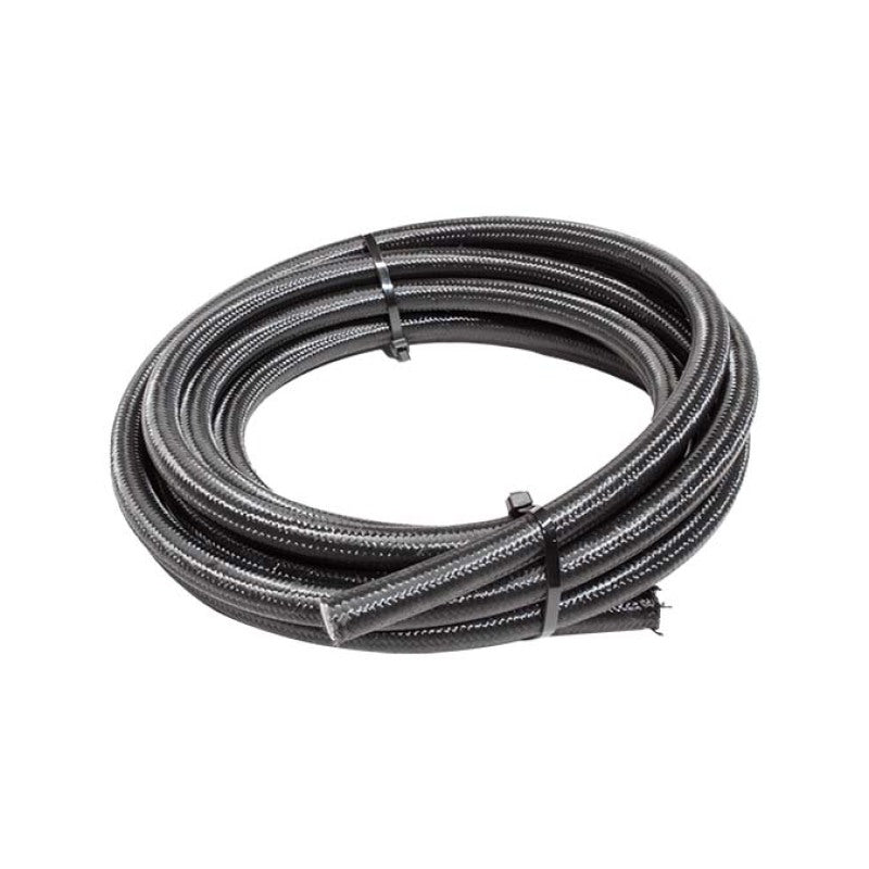 Snow Performance Snow 8AN Braided Stainless PTFE Hose - 15ft (Black)
