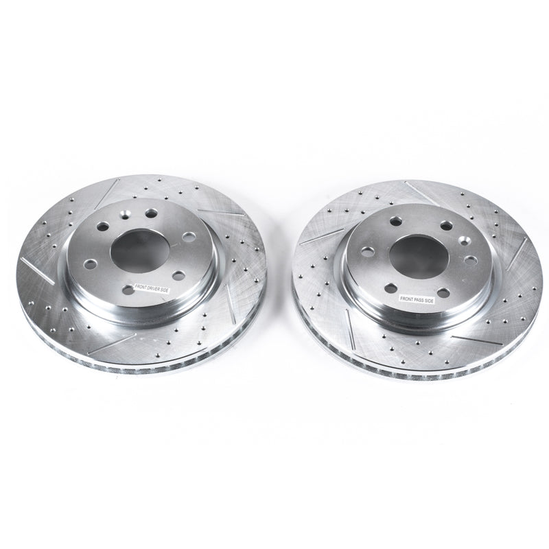 PowerStop Power Stop 08-17 Buick Enclave Front Evolution Drilled & Slotted Rotors - Pair