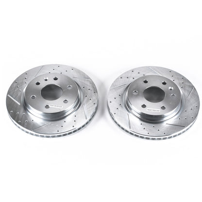 PowerStop Power Stop 08-17 Buick Enclave Front Evolution Drilled & Slotted Rotors - Pair