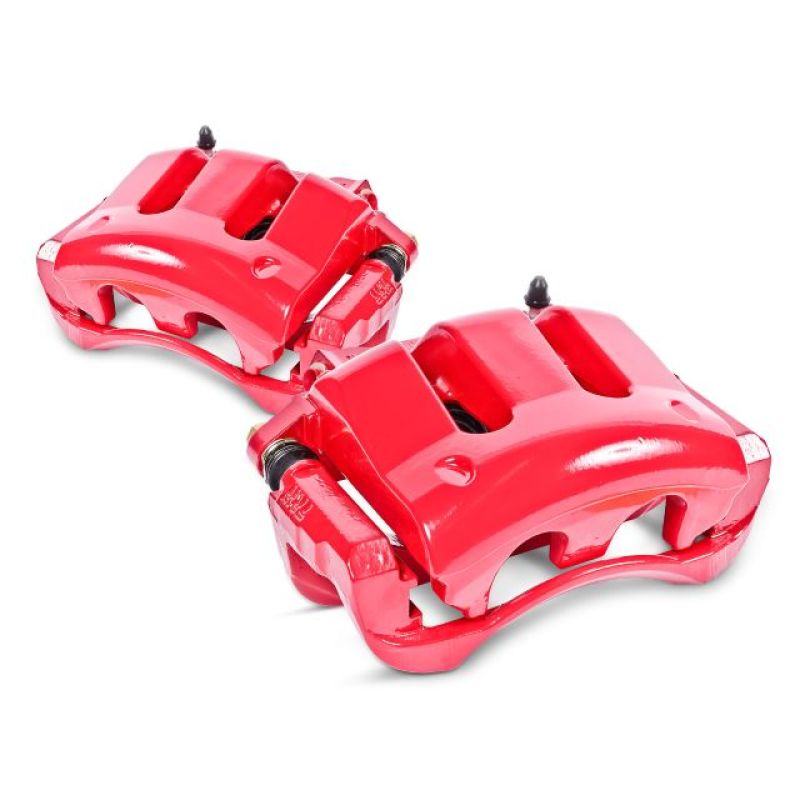 PowerStop Power Stop 14-18 Nissan Rogue Front Red Calipers w/Brackets - Pair