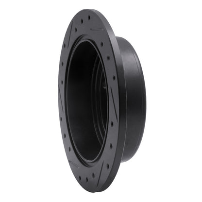 R1 Concepts R1 04-10 Chevrolet Optra (USA/Canada) Rear Right Drilled & Slotted Black Brake Rotor