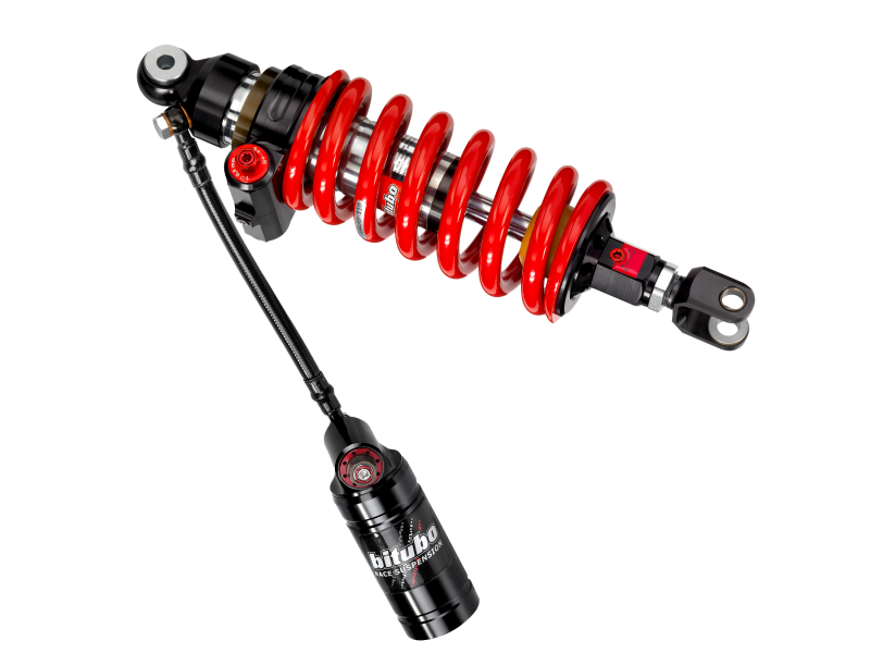 Bitubo Suspension Bitubo CLU3 Monoshock Adjustable: Hydraulic Spring Preload, Reb., Double Comp., Length, Red Spring