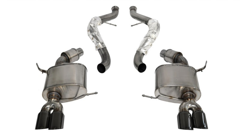 CORSA Performance Corsa 2008-2012 BMW M3 E90 Black Sport Cat-Back Exhaust