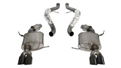 CORSA Performance Corsa 2008-2012 BMW M3 E90 Black Sport Cat-Back Exhaust