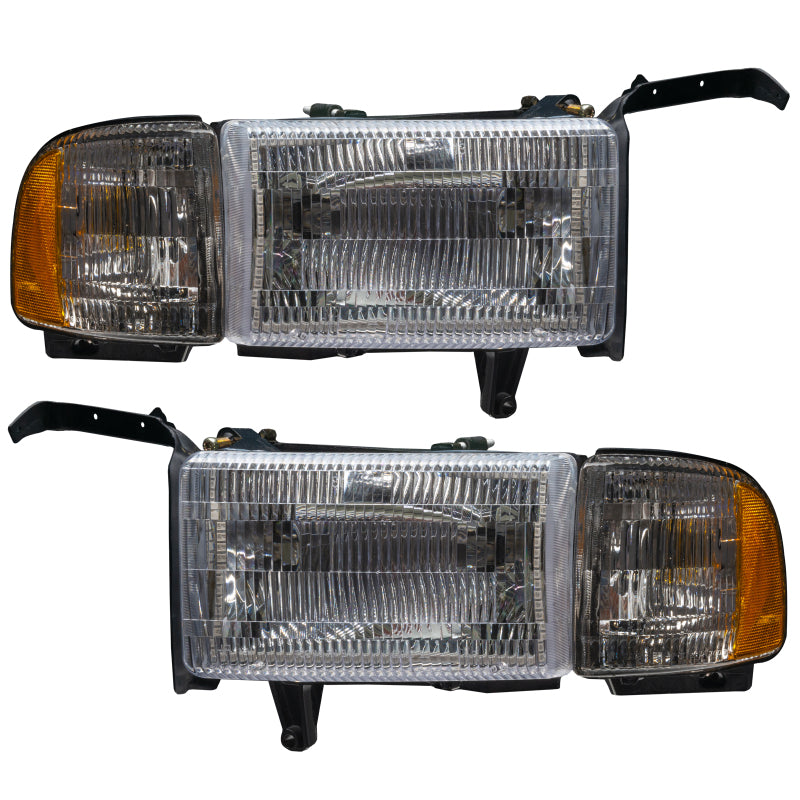 ORACLE Lighting Oracle 94-02 Dodge Ram Pre-Assembled Halo Headlights - ColorSHIFT w/ 2.0 Controller