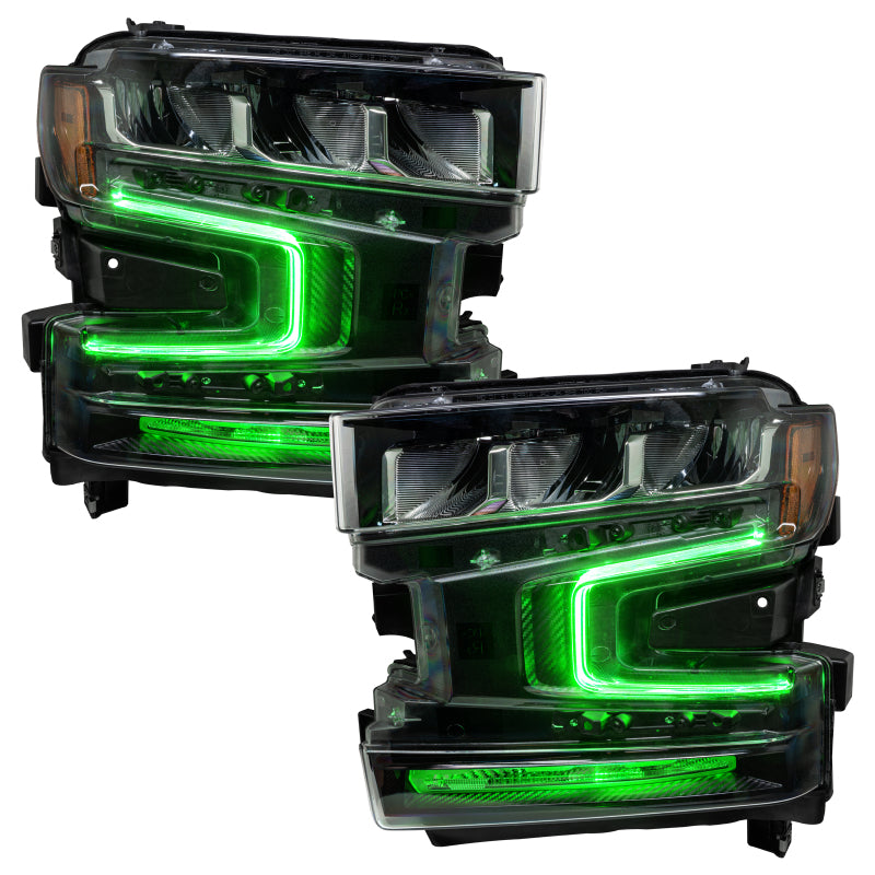 ORACLE Lighting Oracle 19-21 Chevy Silverado 1500 RGB+W Headlight DRL Kit - w/ Simple Controller