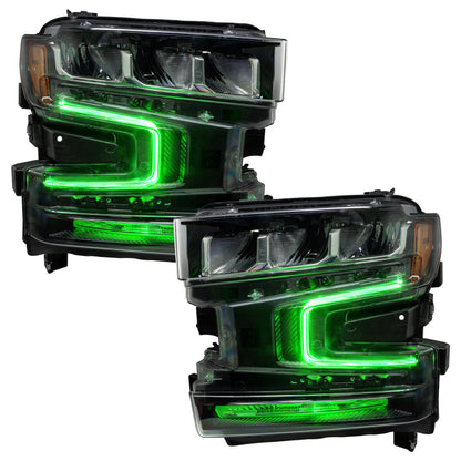ORACLE Lighting Oracle 19-21 Chevy Silverado 1500 RGB+W Headlight DRL Upgrade Kit - ColorSHIFT