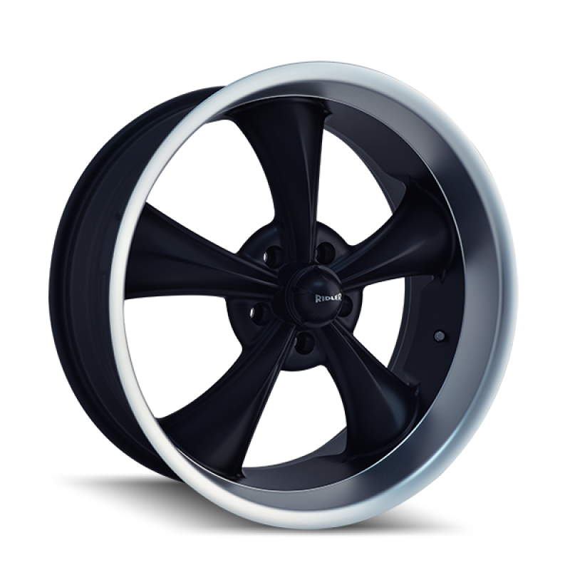 Ridler Wheels Ridler 695 20x10 / 5x127 BP / 0mm Offset / 83.82mm Hub Matte Black Machined Wheel
