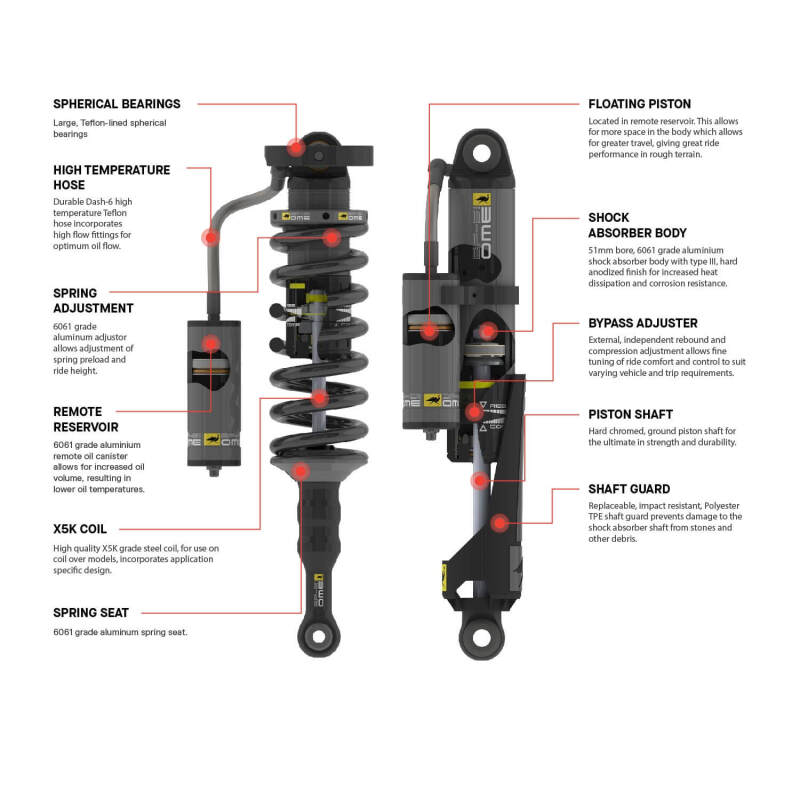 Old Man Emu ARB OME Toyota LC Prado 250 Front Left Coilover