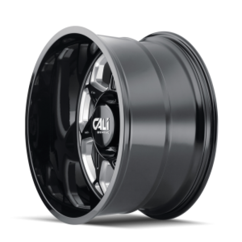 Cali Off-Road 9111 Sevenfold 20x12 / 6x139.7 BP / -51mm Offset / 106mm Hub Gloss Black Milled Wheel