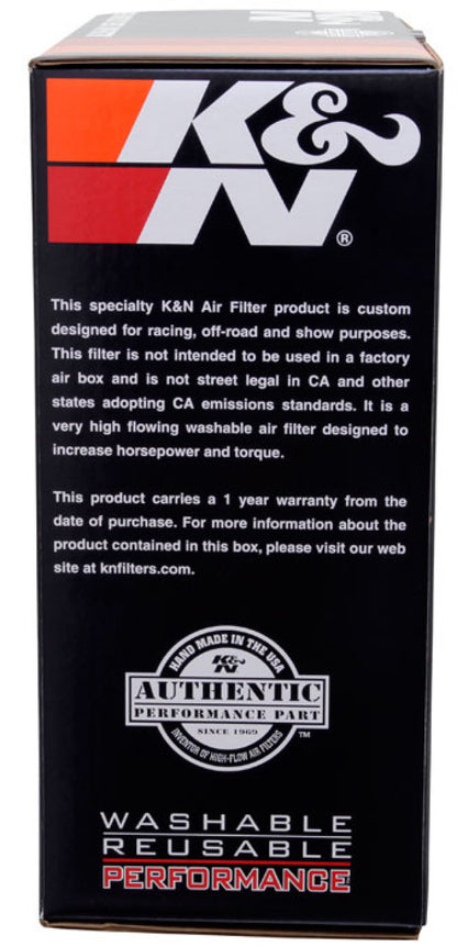 K&N Engineering K&N Custom Round Filter 5-1/8in FLG / 11in Dia / 4-3/4in H w/VENT