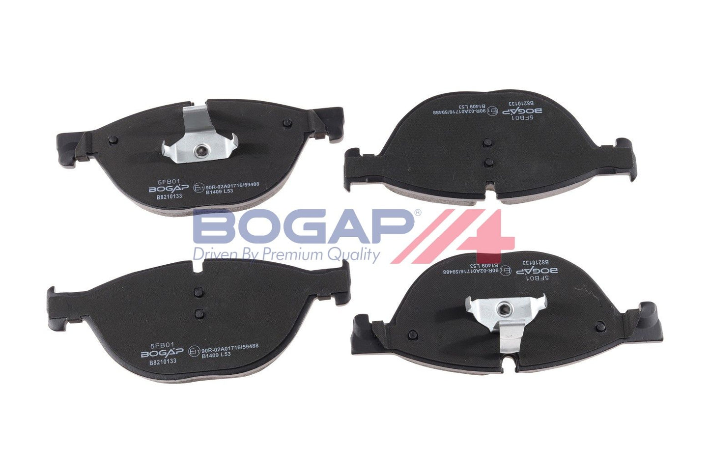 BOGAP B8210133 Brake Pad Set, Disc Brake