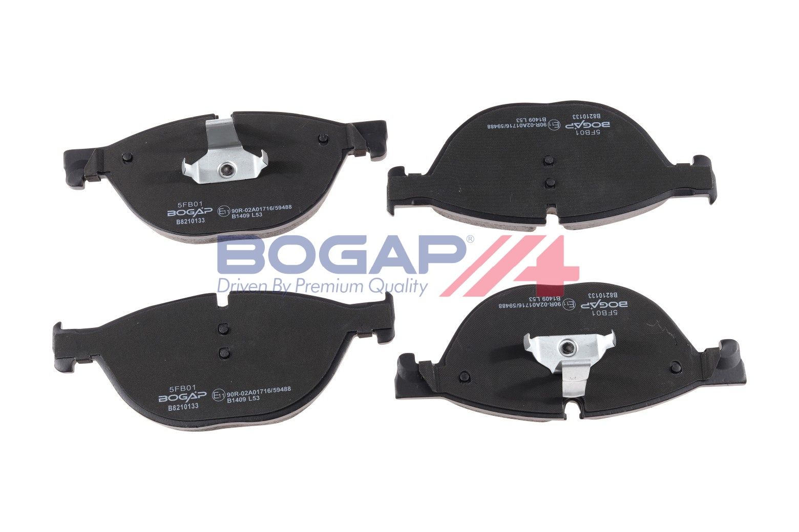 BOGAP B8210133 Brake Pad Set, Disc Brake