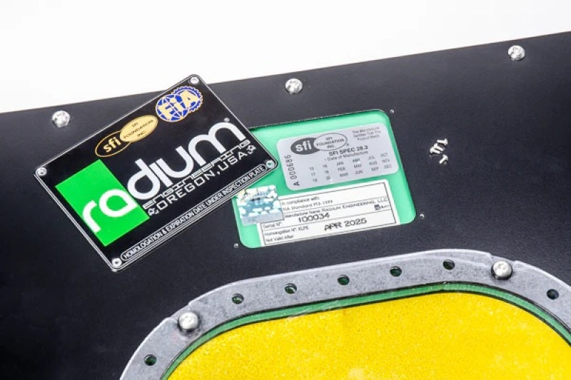 Radium Engineering R10.5A Fuel Cell - 10.5 Gallon - Spare Tire