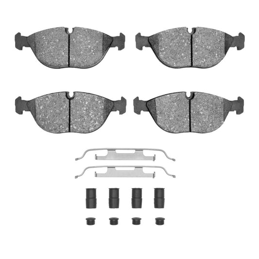 R1 Concepts R1 95-06 Audi TT Quattro Front Semi Met Pads & Hardware Kit