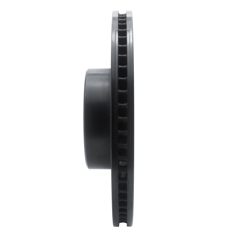 R1 Concepts R1 16-18 BMW X4 Left Front Slotted Black Brake Rotor