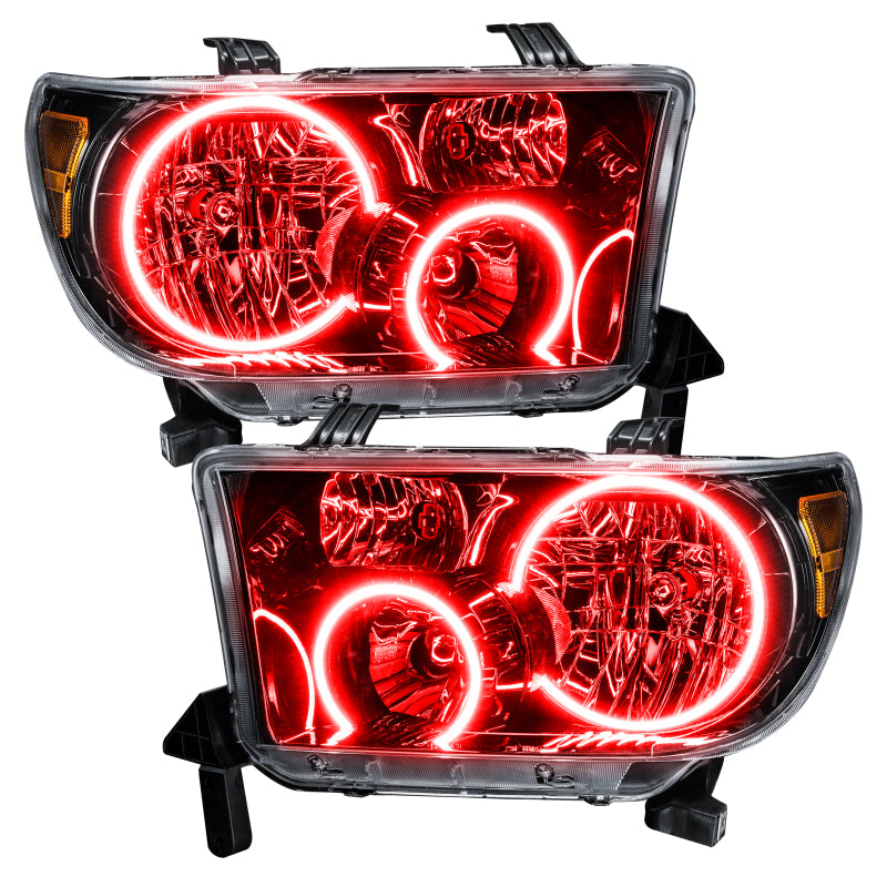 ORACLE Lighting Oracle 07-11 Toyota Tundra Pre-Assembled Headlights - Black Housing - w/ 2.0 Controller