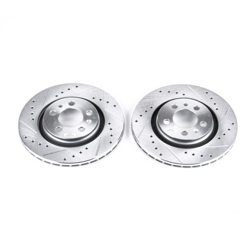 PowerStop Power Stop 98-06 Volkswagen Beetle Front Evolution Drilled & Slotted Rotors - Pair