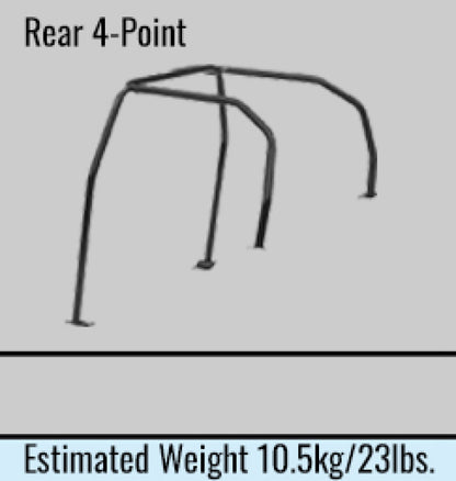 Cusco Chromoly Reg. Capacity 4pt Roll Cage Nissan R33 (S/O/No Cancel) CUSCO BLUE