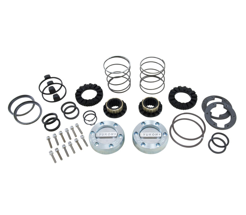 Yukon Gear & Axle Yukon Gear Hardcore Locking Hub Set For GM 8.5in Front & Dana 44 / 19 Spline